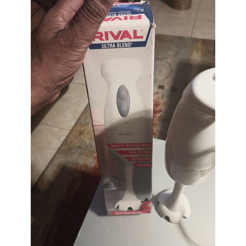 Rival Ultra Blend Electric Hand-Held Blender High & Low Speeds